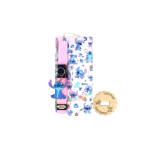 Χειροποίητη Λαμπάδα πλακέ με αρωματικό κερί  ''Stitch'' 28cm