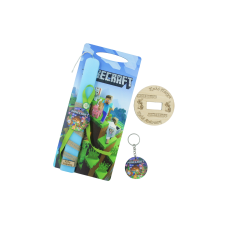 Χειροποίητη Λαμπάδα πλακέ με αρωματικό κερί  ''MINEGRAFT'' 28cm