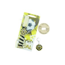 Χειροποίητη Λαμπάδα πλακέ με αρωματικό κερί  ''AEK'' 28cm