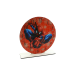 Χειροποίητη Λαμπάδα ρολόι με αρωματικό κερί πλακέ και φιγούρα  ''SPIDERMAN'' 28cm