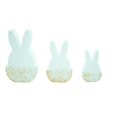 Κεραμικό σχέδιο οικογένεια Λαγουδάκια Κ107